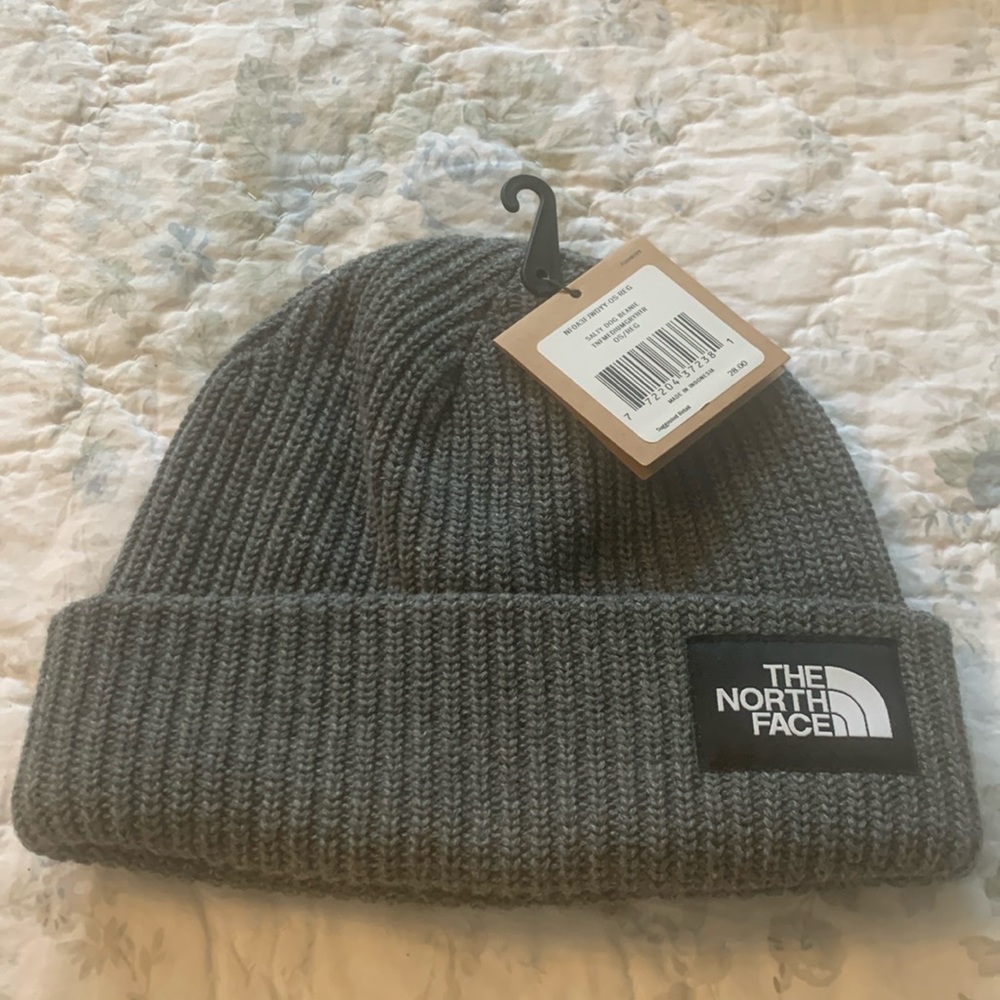 Northface beanie OS/REG color gray